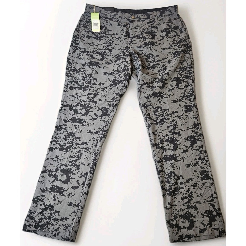 Adidas Mens Ultimate 365 Camo Pants Gray Size 36x32 Golf Sporty